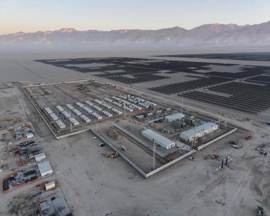 若羌500MW2000MWh储能项目全力冲刺 确保节前并网投运(图1)